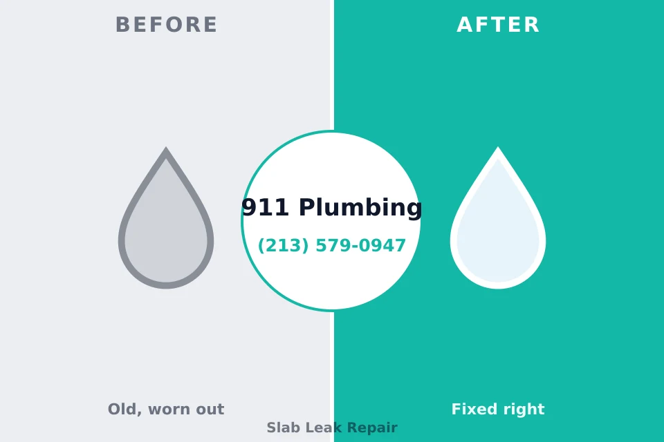 Before and after: plumbing company Oakland, MD